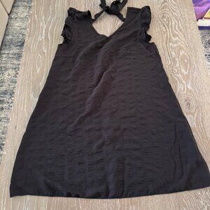 NWOT Womens Shein Curve black dress coverup size 0XL